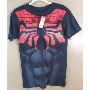 NWT Marvel Superior Spiderman Black T-Shirt, Size S